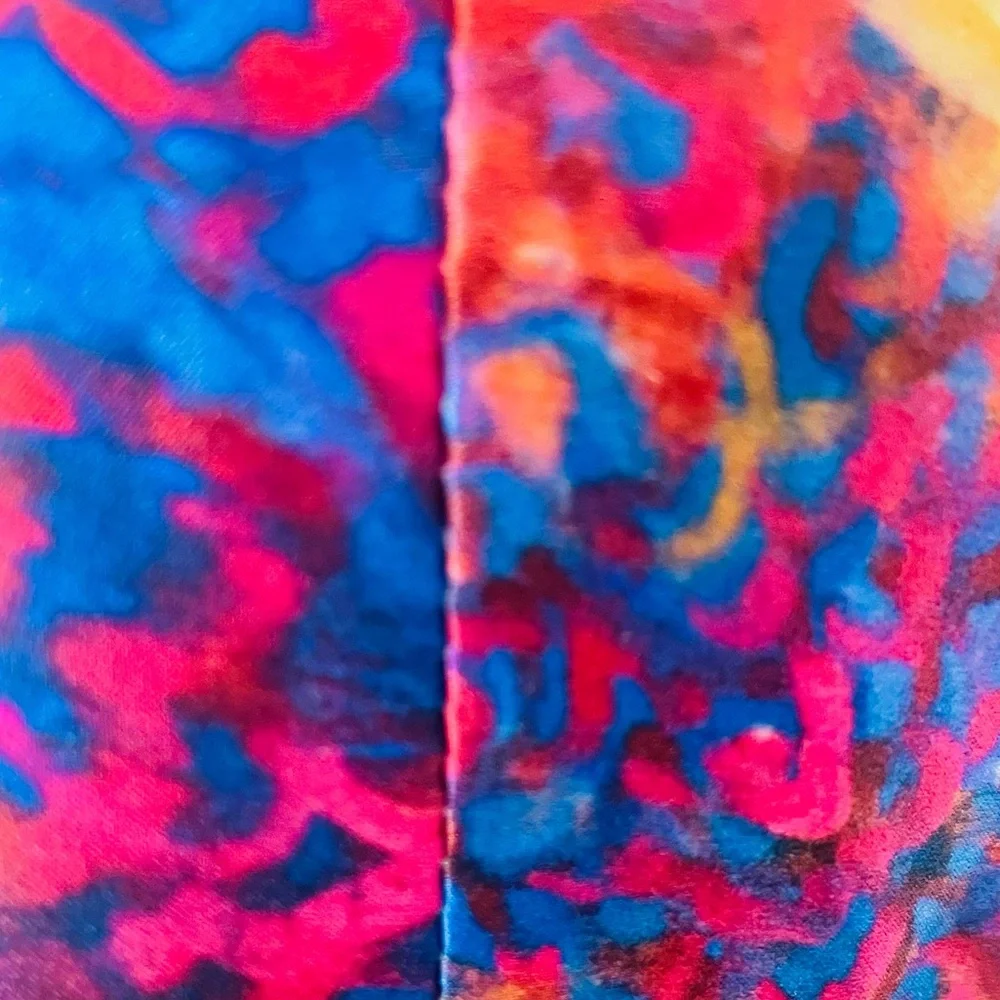 New! JONATHAN GREEN Infinity Silk SIGNED Scarf